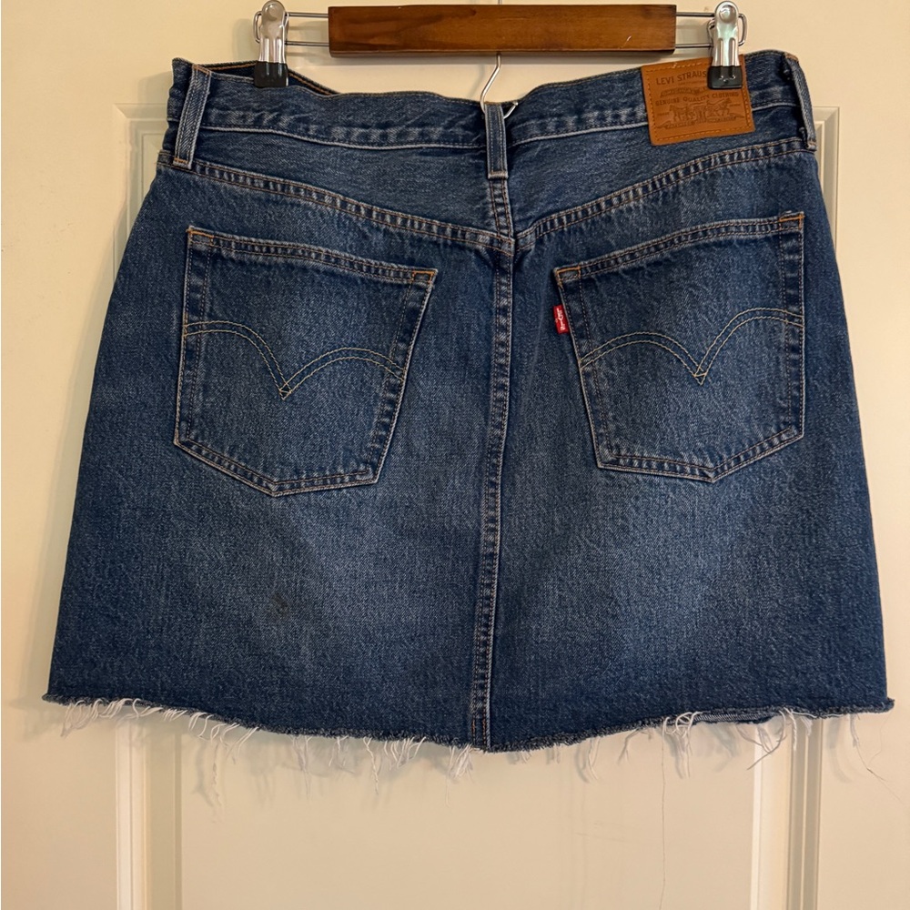 Levi Premium Denim Blue Skirt View 4